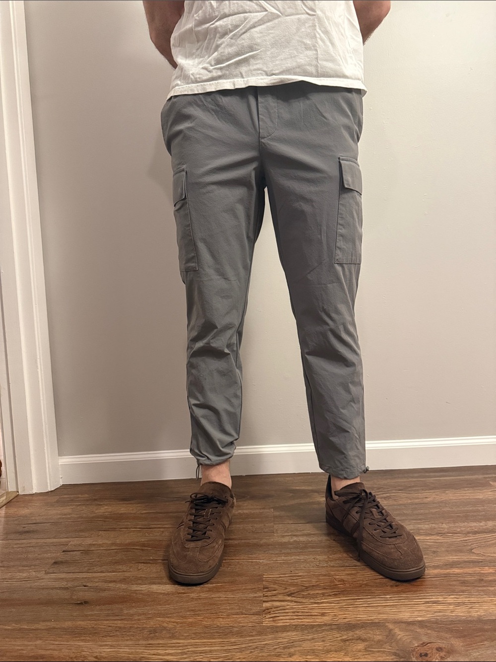 Banana Republic Gray Men's Relaxed Tapered Pants